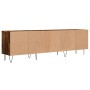 Mueble de TV madera contrachapada roble ahumado 150x30x44,5 cm de vidaXL, Muebles TV - Ref: Foro24-831281, Precio: 86,77 €, D...