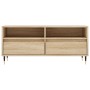 Mueble de TV madera contrachapada roble Sonoma 100x34,5x44,5 cm de vidaXL, Muebles TV - Ref: Foro24-831231, Precio: 70,56 €, ...