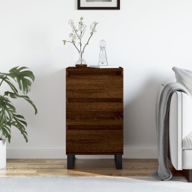 Oak brown engineered wood sideboard 40x35x70 cm by vidaXL, Sideboards - Ref: Foro24-831107, Price: 64,19 €, Discount: %