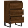 Aparador madera de ingeniería marrón roble 40x35x70 cm de vidaXL, Aparadores - Ref: Foro24-831107, Precio: 64,19 €, Descuento: %