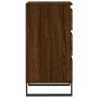 Aparador madera de ingeniería marrón roble 40x35x70 cm de vidaXL, Aparadores - Ref: Foro24-831107, Precio: 64,19 €, Descuento: %