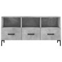 Engineered wood TV stand in concrete gray, 102x36x50 cm by vidaXL, TV Furniture - Ref: Foro24-829040, Price: 59,99 €, Discoun...