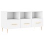 White engineered wood TV cabinet 102x36x50 cm by vidaXL, TV Furniture - Ref: Foro24-829020, Price: 64,26 €, Discount: %