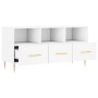 White engineered wood TV cabinet 102x36x50 cm by vidaXL, TV Furniture - Ref: Foro24-829020, Price: 64,26 €, Discount: %