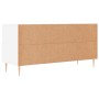 White engineered wood TV cabinet 102x36x50 cm by vidaXL, TV Furniture - Ref: Foro24-829020, Price: 64,26 €, Discount: %