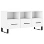 White engineered wood TV cabinet 102x36x50 cm by vidaXL, TV Furniture - Ref: Foro24-829060, Price: 67,88 €, Discount: %