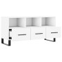 White engineered wood TV cabinet 102x36x50 cm by vidaXL, TV Furniture - Ref: Foro24-829060, Price: 67,88 €, Discount: %