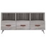 Sonoma gray engineered wood TV cabinet 102x36x50 cm by vidaXL, TV Furniture - Ref: Foro24-829010, Price: 57,39 €, Discount: %