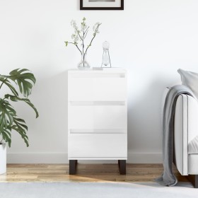 Engineered wood glossy white sideboard 40x35x70 cm by vidaXL, Sideboards - Ref: Foro24-831102, Price: 68,99 €, Discount: %