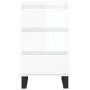 Engineered wood glossy white sideboard 40x35x70 cm by vidaXL, Sideboards - Ref: Foro24-831102, Price: 68,96 €, Discount: %