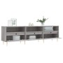 Mueble para TV madera contrachapada gris Sonoma 150x30x44,5 cm de vidaXL, Muebles TV - Ref: Foro24-831274, Precio: 82,91 €, D...