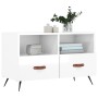 Glänzend weißer Sperrholz-TV-Schrank 80x36x50 cm von vidaXL, TV-Möbel - Ref: Foro24-828942, Preis: 54,99 €, Rabatt: %