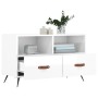 Mueble de TV madera contrachapada blanco brillo 80x36x50 cm de vidaXL, Muebles TV - Ref: Foro24-828942, Precio: 54,16 €, Desc...