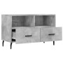 TV-Schrank aus betongrauem Sperrholz, 80 x 36 x 50 cm von vidaXL, TV-Möbel - Ref: Foro24-828992, Preis: 47,63 €, Rabatt: %