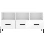 Hochglanzweißer TV-Schrank aus Sperrholz, 102 x 36 x 50 cm von vidaXL, TV-Möbel - Ref: Foro24-829046, Preis: 66,91 €, Rabatt: %