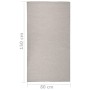 Taupe gray flat weave outdoor rug 80x150 cm by vidaXL, Rugs - Ref: Foro24-340778, Price: 22,99 €, Discount: %