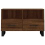 Mueble para TV madera contrachapada roble marrón 80x36x50 cm de vidaXL, Muebles TV - Ref: Foro24-829003, Precio: 68,69 €, Des...