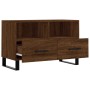 Mueble para TV madera contrachapada roble marrón 80x36x50 cm de vidaXL, Muebles TV - Ref: Foro24-829003, Precio: 68,69 €, Des...