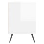 Mueble de TV madera contrachapada blanco brillo 150x30x44,5 cm de vidaXL, Muebles TV - Ref: Foro24-831254, Precio: 100,76 €, ...