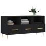 Mueble de TV madera de ingeniería negro 102x36x50 cm de vidaXL, Muebles TV - Ref: Foro24-829021, Precio: 81,64 €, Descuento: %