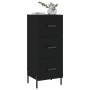 Black plywood sideboard 34.5x34x90 cm by vidaXL, Sideboards - Ref: Foro24-828613, Price: 77,99 €, Discount: %