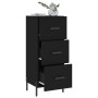 Black plywood sideboard 34.5x34x90 cm by vidaXL, Sideboards - Ref: Foro24-828613, Price: 77,99 €, Discount: %