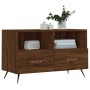 Brown oak plywood TV cabinet 80x36x50 cm by vidaXL, TV Furniture - Ref: Foro24-828947, Price: 45,97 €, Discount: %