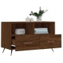 Brown oak plywood TV cabinet 80x36x50 cm by vidaXL, TV Furniture - Ref: Foro24-828947, Price: 45,97 €, Discount: %