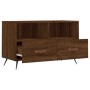 Brown oak plywood TV cabinet 80x36x50 cm by vidaXL, TV Furniture - Ref: Foro24-828947, Price: 45,97 €, Discount: %