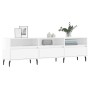 Glossy white plywood TV cabinet 150x30x44.5 cm by vidaXL, TV Furniture - Ref: Foro24-831294, Price: 101,99 €, Discount: %