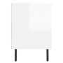 Glossy white plywood TV cabinet 150x30x44.5 cm by vidaXL, TV Furniture - Ref: Foro24-831294, Price: 101,99 €, Discount: %