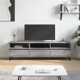 Mueble para TV madera contrachapada gris Sonoma 150x30x44,5 cm de vidaXL, Muebles TV - Ref: Foro24-831306, Precio: 102,15 €, ...