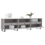 Mueble para TV madera contrachapada gris Sonoma 150x30x44,5 cm de vidaXL, Muebles TV - Ref: Foro24-831306, Precio: 98,99 €, D...