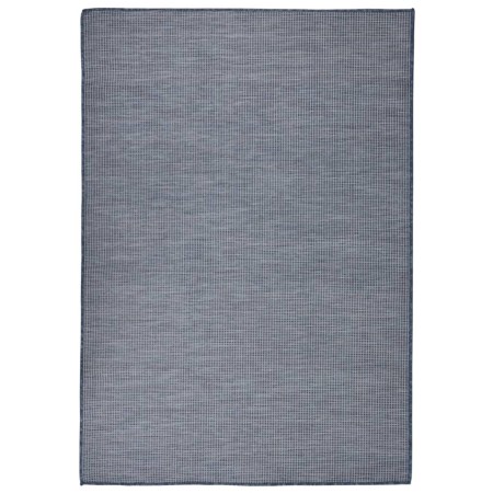 Blaue flachgewebte Außenteppich 140x200 cm von vidaXL, Teppiche - Ref: Foro24-340796, Preis: 45,29 €, Rabatt: %