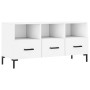 Mueble de TV madera de ingeniería blanco 102x36x50 cm de vidaXL, Muebles TV - Ref: Foro24-829036, Precio: 61,00 €, Descuento: %