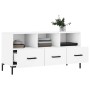 White engineered wood TV cabinet 102x36x50 cm by vidaXL, TV Furniture - Ref: Foro24-829036, Price: 61,00 €, Discount: %