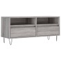 Sonoma gray plywood TV cabinet 100x34.5x44.5 cm by vidaXL, TV Furniture - Ref: Foro24-831242, Price: 71,27 €, Discount: %