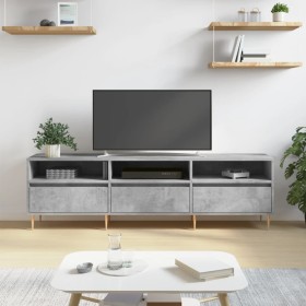 Mueble de TV madera contrachapada gris hormigón 150x30x44,5 cm de vidaXL, Muebles TV - Ref: Foro24-831272, Precio: 86,99 €, D...