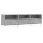 Concrete gray plywood TV cabinet 150x30x44.5 cm by vidaXL, TV Furniture - Ref: Foro24-831272, Price: 77,27 €, Discount: %