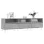 Concrete gray plywood TV cabinet 150x30x44.5 cm by vidaXL, TV Furniture - Ref: Foro24-831272, Price: 77,27 €, Discount: %