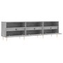 Concrete gray plywood TV cabinet 150x30x44.5 cm by vidaXL, TV Furniture - Ref: Foro24-831272, Price: 77,27 €, Discount: %