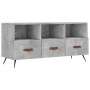 Mueble de TV madera de ingeniería gris hormigón 102x36x50 cm de vidaXL, Muebles TV - Ref: Foro24-829008, Precio: 55,71 €, Des...