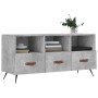 Mueble de TV madera de ingeniería gris hormigón 102x36x50 cm de vidaXL, Muebles TV - Ref: Foro24-829008, Precio: 55,71 €, Des...