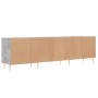 Concrete gray plywood TV cabinet 150x30x44.5 cm by vidaXL, TV Furniture - Ref: Foro24-831272, Price: 77,27 €, Discount: %