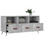 Concrete gray engineered wood TV cabinet 102x36x50 cm by vidaXL, TV Furniture - Ref: Foro24-829008, Price: 55,77 €, Discount: %