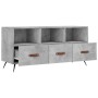 Betongrauer TV-Schrank aus Holzwerkstoff, 102 x 36 x 50 cm von vidaXL, TV-Möbel - Ref: Foro24-829008, Preis: 55,77 €, Rabatt: %