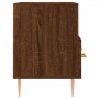 Brown oak plywood TV cabinet 80x36x50 cm by vidaXL, TV Furniture - Ref: Foro24-828963, Price: 51,47 €, Discount: %