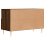 Brown oak plywood TV cabinet 80x36x50 cm by vidaXL, TV Furniture - Ref: Foro24-828963, Price: 51,47 €, Discount: %