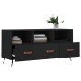 Black engineered wood TV cabinet 102x36x50 cm by vidaXL, TV Furniture - Ref: Foro24-829005, Price: 77,99 €, Discount: %