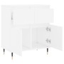 White plywood sideboard 60x35x70 cm by vidaXL, Sideboards - Ref: Foro24-831108, Price: 83,47 €, Discount: %